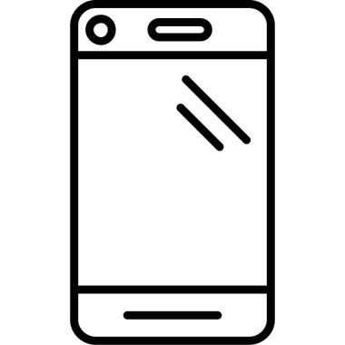 akıllı telefon simgesi vektör illüstrasyonu