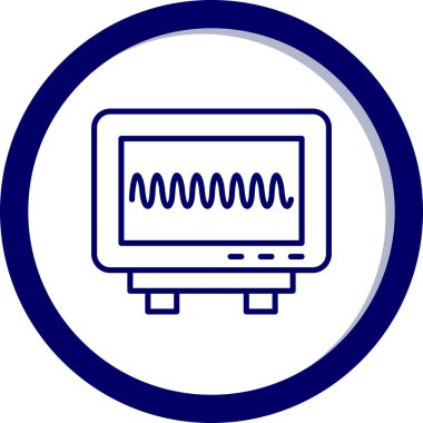 Dengeleyici. Web simgesi basit illüstrasyon