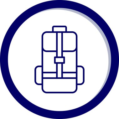Seyahat simgesinin vektör illüstrasyonu
