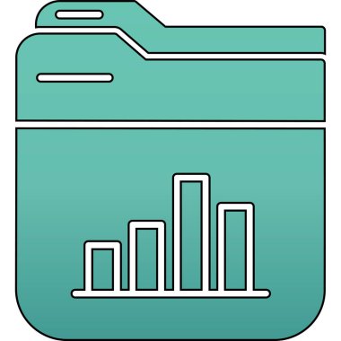 İş ve finans simgesinin vektör illüstrasyonu