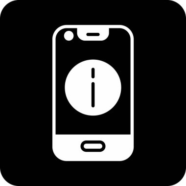 akıllı telefon simgesi vektör illüstrasyonu