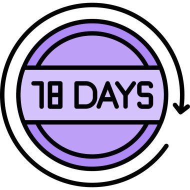 gün 1 gün simgesi, özet biçimi