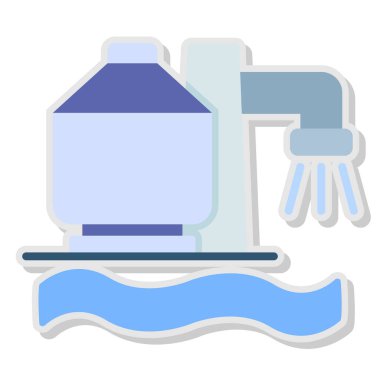 Boya, vernik vektör çizim