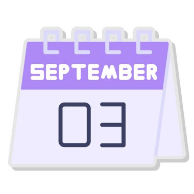 Takvim simgesi vektör illüstrasyonu