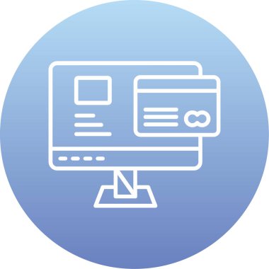 Seo simgesinin vektör illüstrasyonu