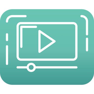 vektör lcd simge çizimi tasarımı