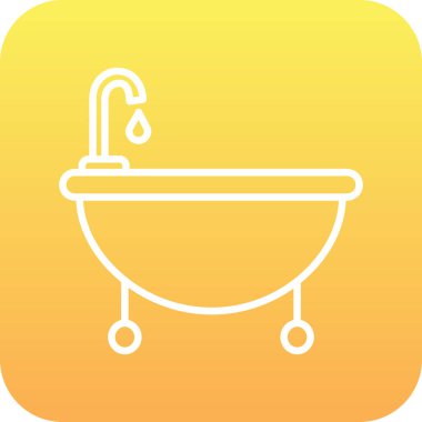 duş simgesi dijital illüstrasyon