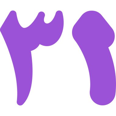 Vektör el alfabesi çizildi. beyaz üzerine izole