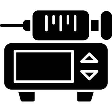 elektrik kamera simgesi, basit biçim