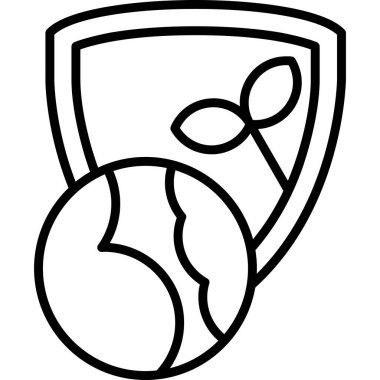 Tek bir yaprak simgesinin vektör illüstrasyonu