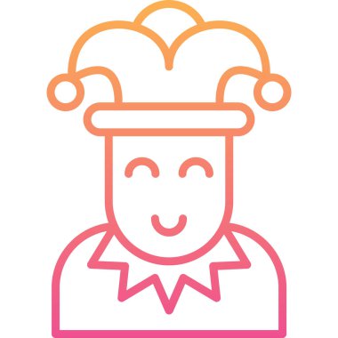 Şef şapka simgesi vektör illüstrasyonu