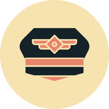 yiyecek yassı vektör simgesi kolayca değiştirebilir ya da düzenleyebilir