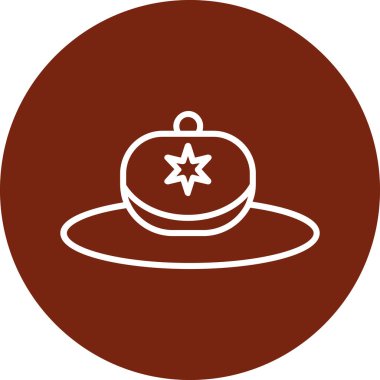 Benzersiz sıcak vektör simgesi