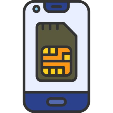 Cep telefonu simgesine sahip akıllı telefon