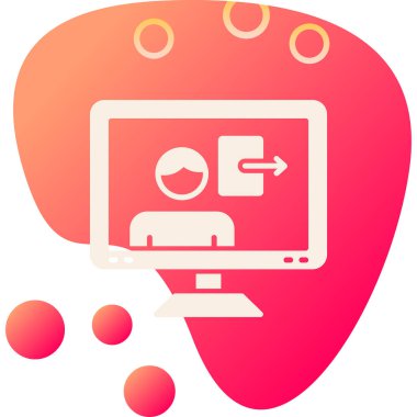 beyin ikonu vektör illüstrasyonu