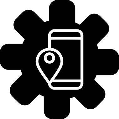 harita gps konum simgesi