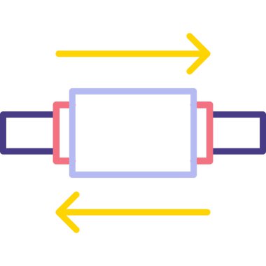 Modern b 'nin vektör illüstrasyonu eksik simgesi