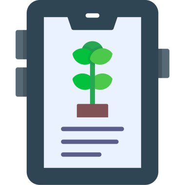 Cep telefonu. Web simgesi basit illüstrasyon