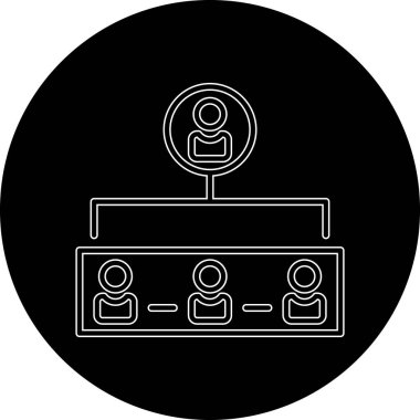 seo modern simgesinin vektör illüstrasyonu