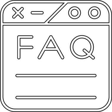 Faq faq soru simgesi, özet biçimi
