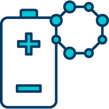 tıbbi ve sağlık çizgisi simgesi