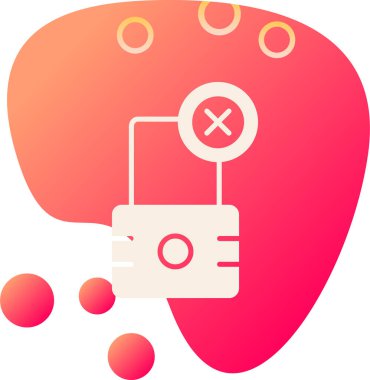 Beyin. Web simgesi basit illüstrasyon