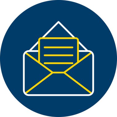 zarf simgesi vektör illüstrasyonu