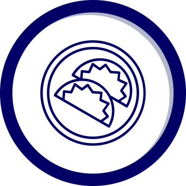 Ekmek. Web simgesi basit illüstrasyon