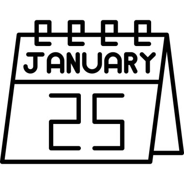 Takvim ocak sembolü tasarımı