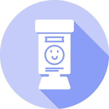 Modern bir simgenin vektör illüstrasyonu