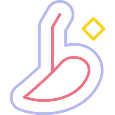 - Şeker. Web simgesi basit illüstrasyon