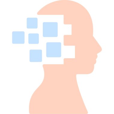 baş beyin düz simgesi