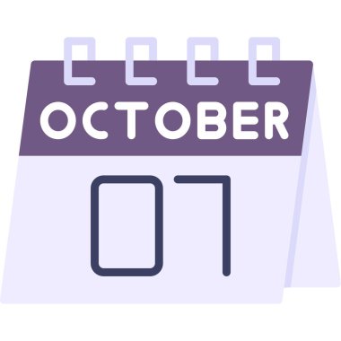 Takvim simgesi, vektör çizimi