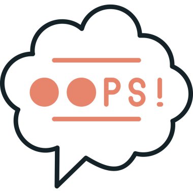 Moda tasarımında hata iletisi simgesi