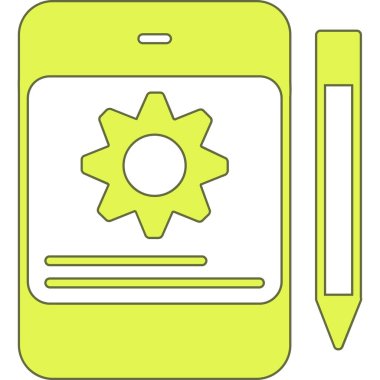 Modern eğitim ikonunun vektör illüstrasyonu