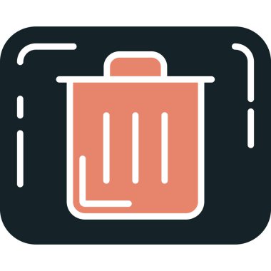 Sepet. Web simgesi basit illüstrasyon