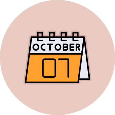 Takvim simgesi vektör illüstrasyonu