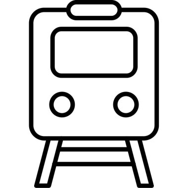 tren simgesi vektör illüstrasyonu