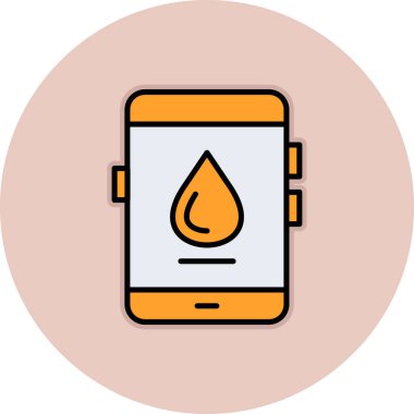 akıllı telefon simgesi. modern vektör illüstrasyon tasarımı