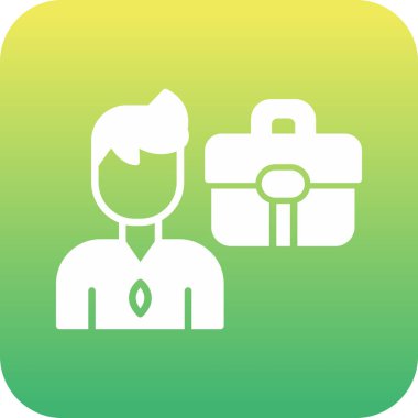 Modern kartvizit simgesinin vektör illüstrasyonu