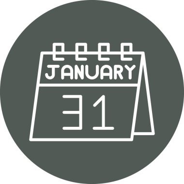 Takvim simgesi tasarımı, vektör illüstrasyonu