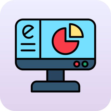 seo modern simgesinin vektör illüstrasyonu