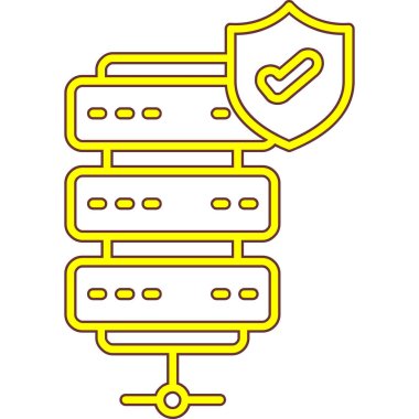 güvenlik simgesi, modern tasarım illüstrasyonu