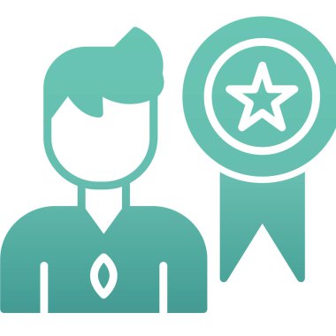 Rozet Simgesi Moda Biçiminde İzole Arkaplan