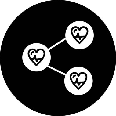 kalp simgesi modada izole edilmiş arkaplan