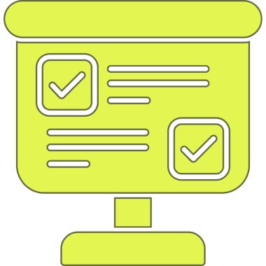 Modern bir simgenin vektör illüstrasyonu