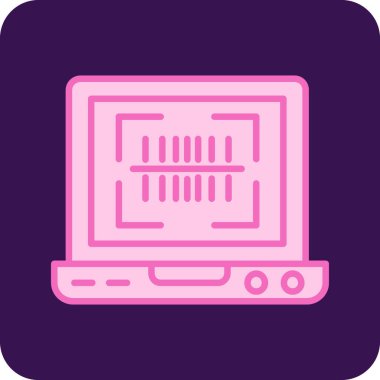 Bilgisayar. Web simgesi basit illüstrasyon