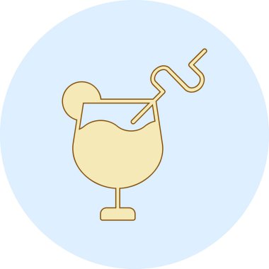 Çizgi film bardağının vektör çizimi