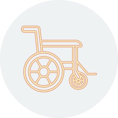 El arabası simgesi, vektör illüstrasyonu