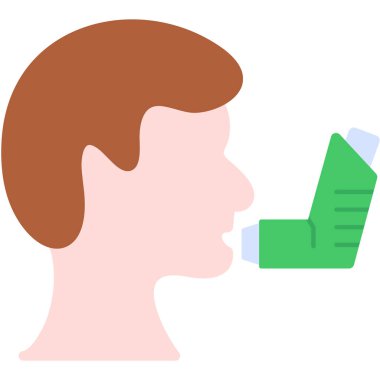 Bir mikrofon simgesi vektör illüstrasyonuyla el